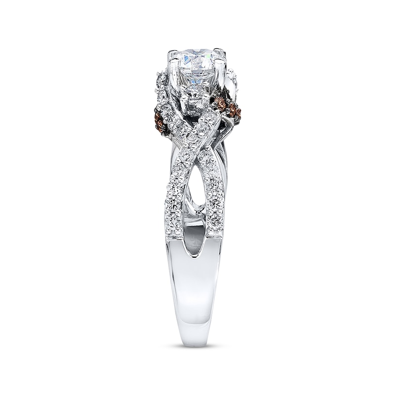 Main Image 2 of Previously Owned Le Vian Diamond Engagement Ring 7/8 ct tw Round-cut 14K Vanilla Gold