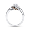 Thumbnail Image 3 of Previously Owned Le Vian Diamond Engagement Ring 7/8 ct tw Round-cut 14K Vanilla Gold