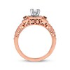 Thumbnail Image 3 of Previously Owned Le Vian Engagement Ring 3/4 ct tw Round-cut Diamonds 14K Strawberry Gold