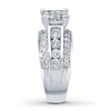 Thumbnail Image 3 of Previously Owned Diamond Ring 2-5/8 ct tw Princess-cut 14K White Gold