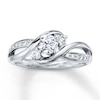 Thumbnail Image 0 of Previously Owned 3-Stone Diamond Ring 3/8 ct tw 14K White Gold