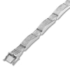 Thumbnail Image 2 of Previously Owned Men's Diamond Bracelet 2 ct tw Round-cut Sterling Silver 8.25"