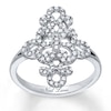 Thumbnail Image 1 of Previously Owned Neil Lane Designs Lace 3/8 ct tw Diamond Ring 14K White Gold