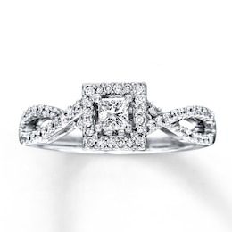 Previously Owned Diamond Ring 1/2 ct tw 14K White Gold