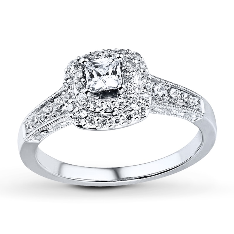 Previously Owned Diamond Ring 5/8 ct tw 14K White Gold