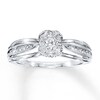 Thumbnail Image 1 of Previously Owned Ring 1/5 ct tw Round-cut Diamonds 10K White Gold
