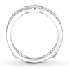 Previously Owned Enhancer Ring 1/4 ct tw Round-cut Diamonds 14K White Gold