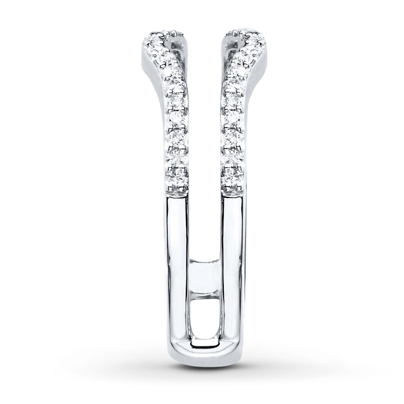 Main Image 3 of Previously Owned Enhancer Ring 1/4 ct tw Round-cut Diamonds 14K White Gold