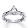 Thumbnail Image 1 of Previously Owned Neil Lane Diamond Ring 3/4 ct tw Marquise & Round-cut 14K White Gold