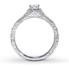 Thumbnail Image 2 of Previously Owned Neil Lane Diamond Ring 3/4 ct tw Marquise & Round-cut 14K White Gold