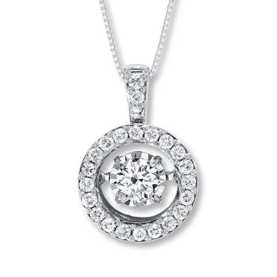 Previously Owned Unstoppable Love 3/4 ct tw Necklace 14K White Gold