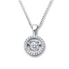 Thumbnail Image 1 of Previously Owned Diamond Necklace 1/4 ct tw 10K White Gold