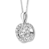 Thumbnail Image 2 of Previously Owned Unstoppable Love 1-1/2 ct tw Necklace 14K White Gold