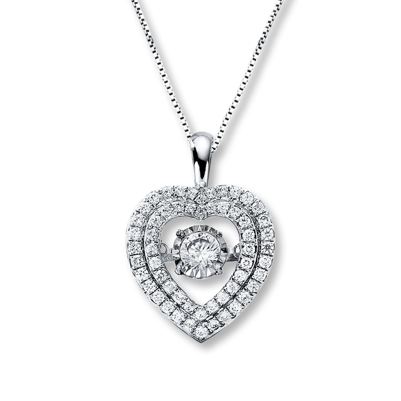 Main Image 1 of Previously Owned Unstoppable Love 3/4 ct tw Diamonds 14K White Gold Necklace