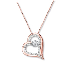 Previously Owned Unstoppable Love Necklace 1/4 ct tw 10K Rose Gold