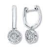 Thumbnail Image 2 of Previously Owned Diamonds in Rhythm 1/3 ct tw Earrings 10K White Gold