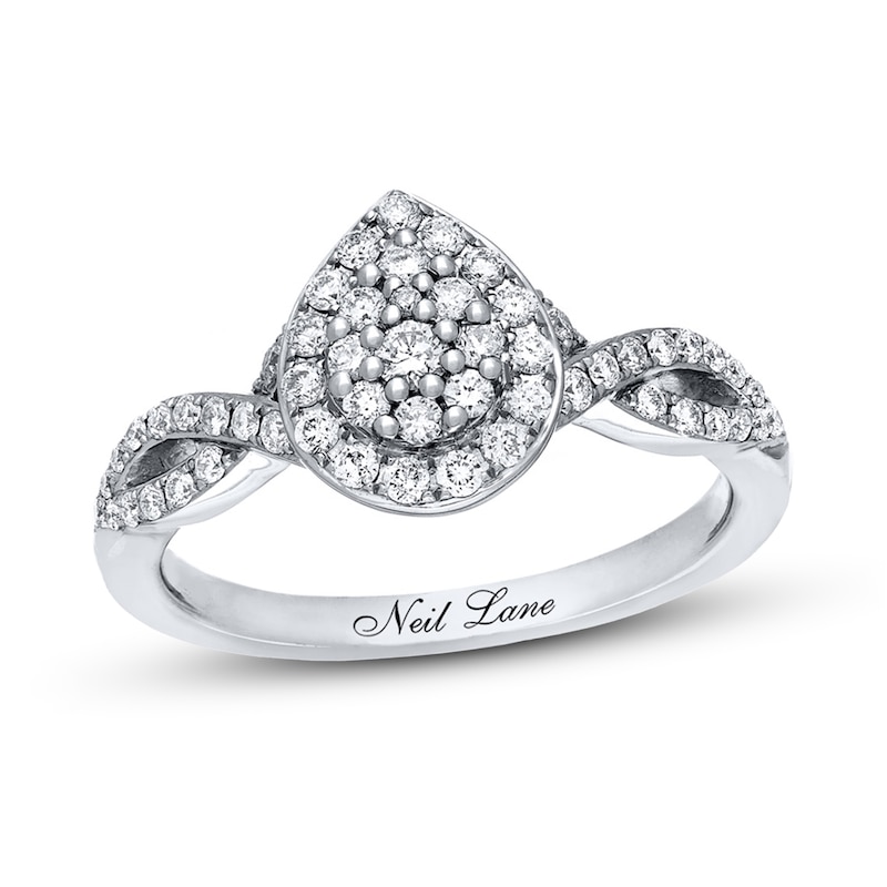 Main Image 1 of Previously Owned Neil Lane Diamond Ring 1/2 ct tw 14K White Gold