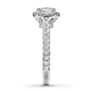 Thumbnail Image 3 of Previously Owned Neil Lane Diamond Engagement Ring 1-1/2 ct tw Princess & Round-cut 14K White Gold