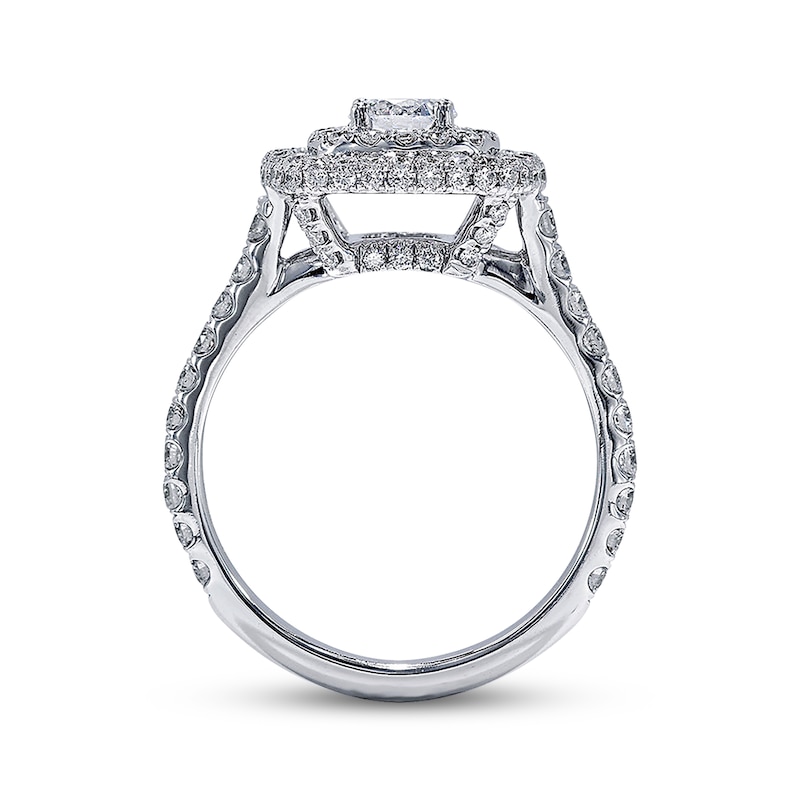 Main Image 3 of Previously Owned Neil Lane Engagement Ring 1-1/5 ct tw Round-cut Diamonds 14K White Gold