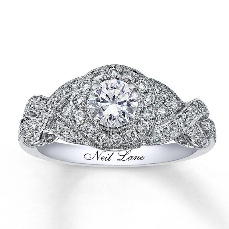Main Image 1 of Previously Owned Neil Lane Ring 1 ct tw Diamonds 14K White Gold