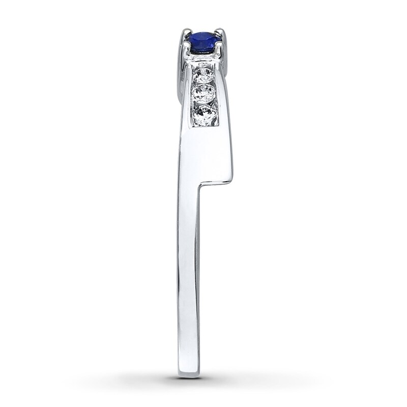 Main Image 3 of Previously Owned Sapphire & Diamond Enhancer Ring 14K Gold