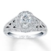 Thumbnail Image 1 of Previously Owned Neil Lane Engagement Ring 1-1/2 ct tw Diamonds 14K White Gold