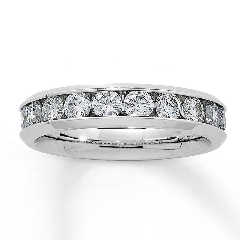 Main Image 1 of Previously Owned Anniversary Band 1 ct tw Round-cut Diamonds Platinum