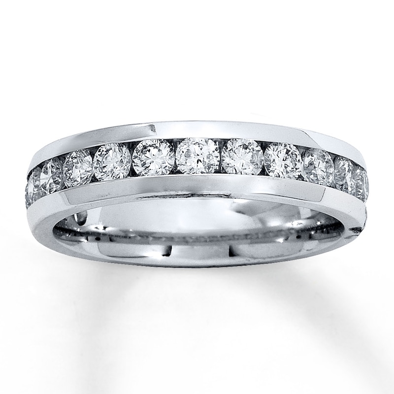 Previously Owned Diamond Anniversary Band 1 ct tw Round-cut 14K White Gold