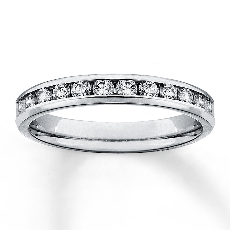 Previously Owned Anniversary Band 1/2 ct tw Round-cut Diamonds 14K White Gold