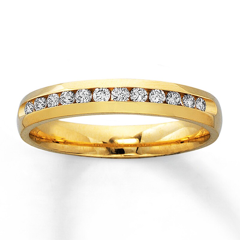 Main Image 1 of Previously Owned Diamond Anniversary Ring 1/4 ct tw Round-cut 14K Yellow Gold