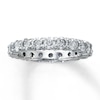 Thumbnail Image 1 of Previously Owned Diamond Eternity Ring 2 ct tw Round-cut 14K White Gold Size 6
