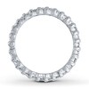 Thumbnail Image 2 of Previously Owned Diamond Anniversary Eternity Ring 1 ct tw Round-cut 14K White Gold - Size 6