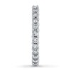 Thumbnail Image 3 of Previously Owned Diamond Anniversary Eternity Ring 1 ct tw Round-cut 14K White Gold - Size 6