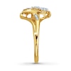 Previously Owned Diamond Ring 1/6 ct tw Round-Cut 10K Yellow Gold