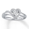 Thumbnail Image 1 of Previously Owned Promise Ring 1/10 ct tw Diamonds Sterling Silver