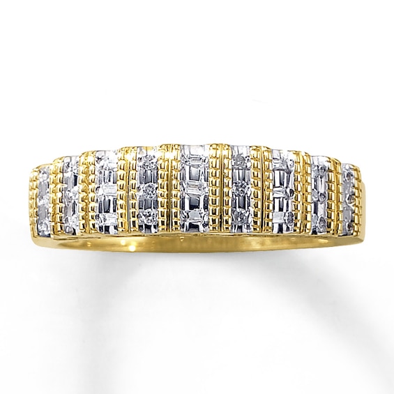 Previously Owned Diamond Ring 1/10 ct tw 10K Yellow Gold