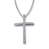 Thumbnail Image 1 of Previously Owned Diamond Necklace 1/8 ct tw 10K White Gold