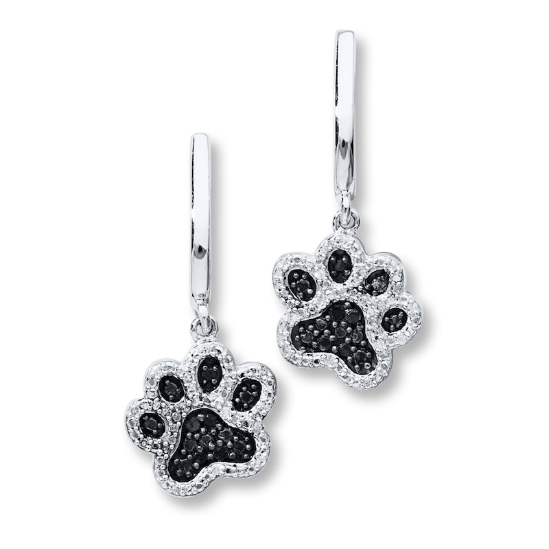 Main Image 1 of Previously Owned Diamond Earrings 1/6 ct tw Sterling Silver