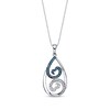 Thumbnail Image 1 of Previously Owned Diamond Necklace 1/6 ct tw Sterling Silver