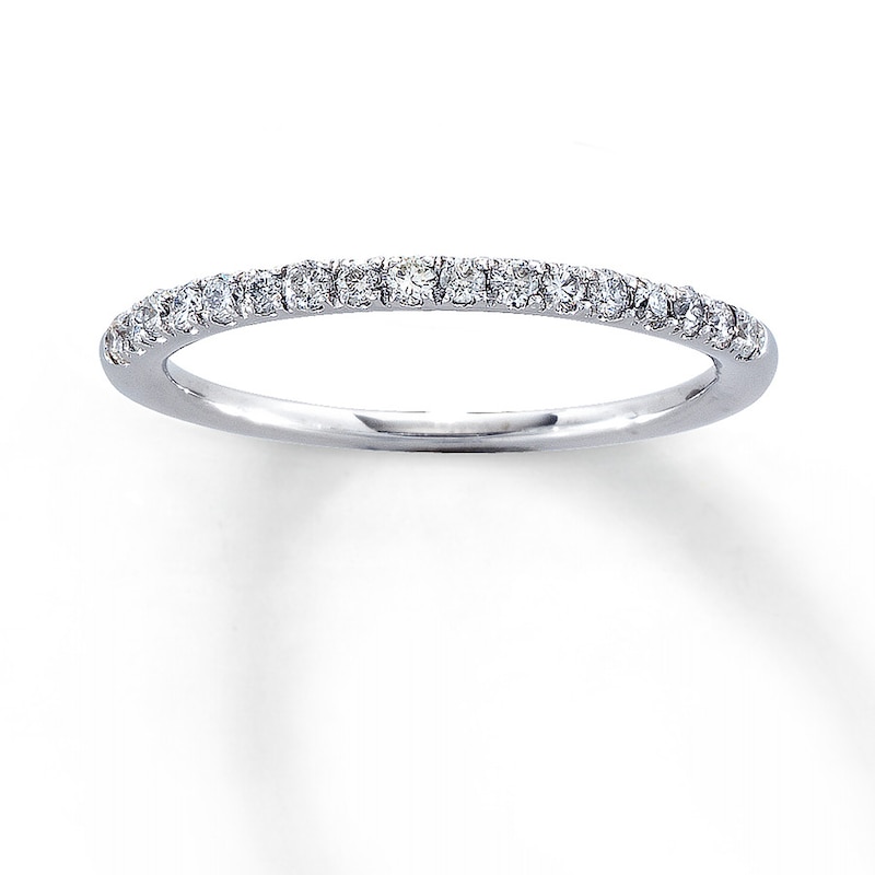 Main Image 1 of Previously Owned Diamond Anniversary Band 1/2 ct tw Round 10K White Gold