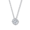Thumbnail Image 0 of Previously Owned Diamond Necklace 1/4 ct tw 10K White Gold