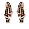 Thumbnail Image 1 of Previously Owned Le Vian Diamond Earrings 1/2 ct tw 14K Rose Gold