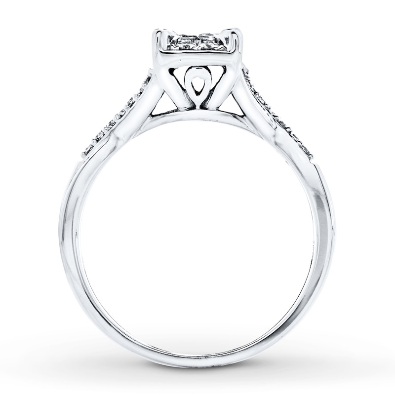 Main Image 2 of Previously Owned Ring 1/3 ct tw Diamonds 10K White Gold