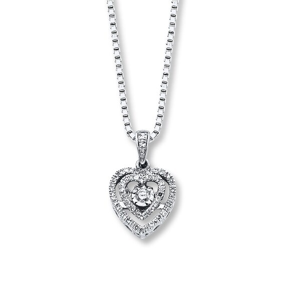 Previously Owned Unstoppable Love 1/4 ct tw Necklace 10K White Gold