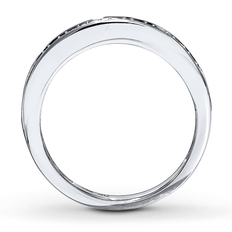 Main Image 2 of Previously Owned Diamond Anniversary Band 1 ct tw Princess-cut 14K White Gold