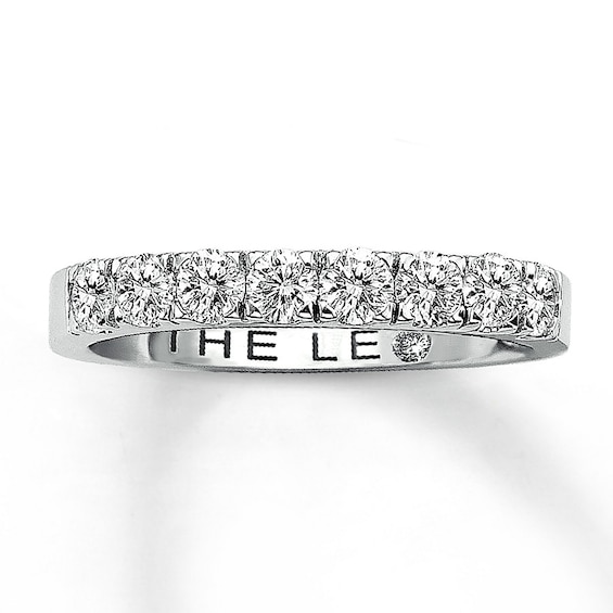 Previously Owned THE LEO Diamond 3/4 ct tw Anniversary Band Round-cut 14K White Gold