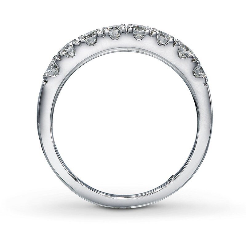 Main Image 2 of Previously Owned THE LEO Diamond 3/4 ct tw Anniversary Band Round-cut 14K White Gold