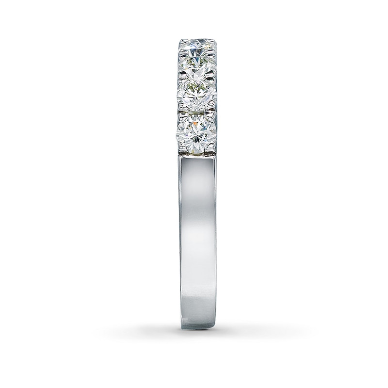 Main Image 3 of Previously Owned THE LEO Diamond 3/4 ct tw Anniversary Band Round-cut 14K White Gold