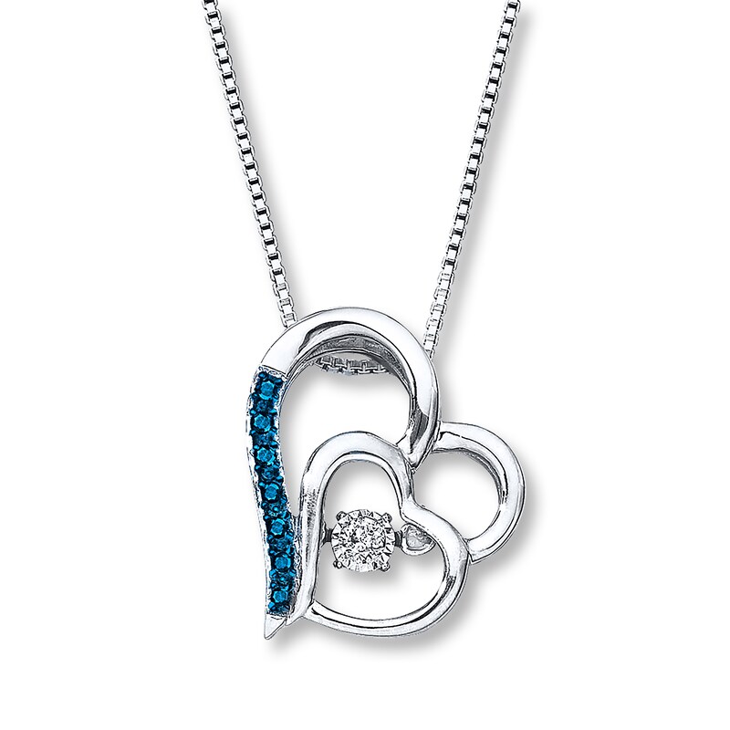 Main Image 1 of Previously Owned Unstoppable Love 1/15 ct tw Necklace Sterling Silver Heart
