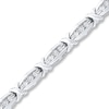 Thumbnail Image 1 of Previously Owned Diamond Bracelet 1/20 ct tw Sterling Silver 7.25"